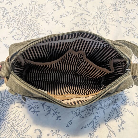 Travelon Anti-Theft Heritage Crossbody Bag, Sage Green - Picture 11 of 14